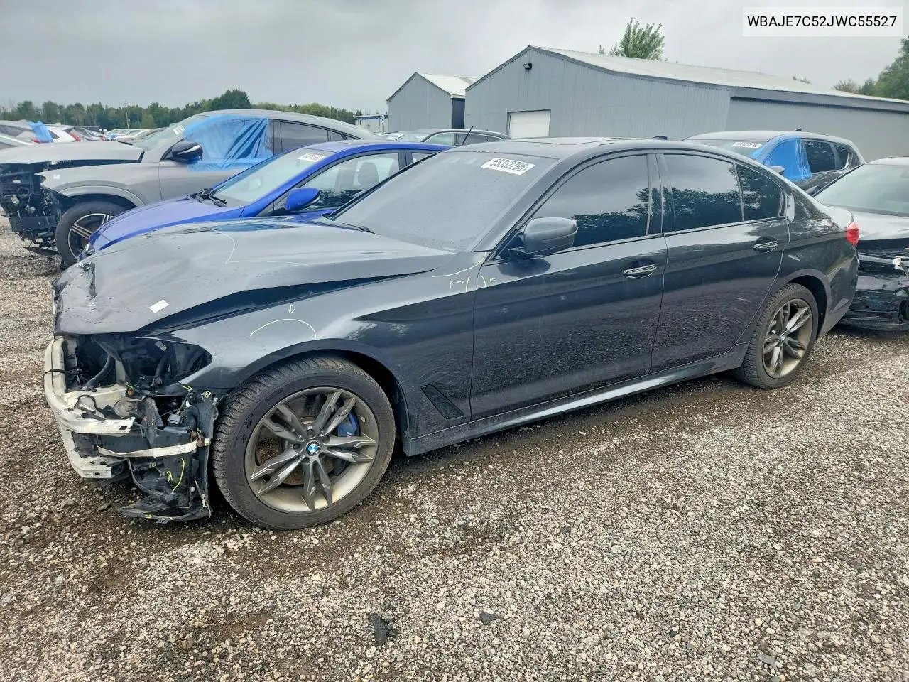 BMW 5ER 2018, VIN WBAJE7C52JWC55527