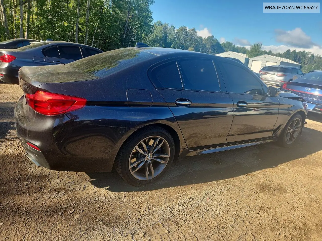 2018 BMW 5ER VIN WBAJE7C52JWC55527 — фото 3