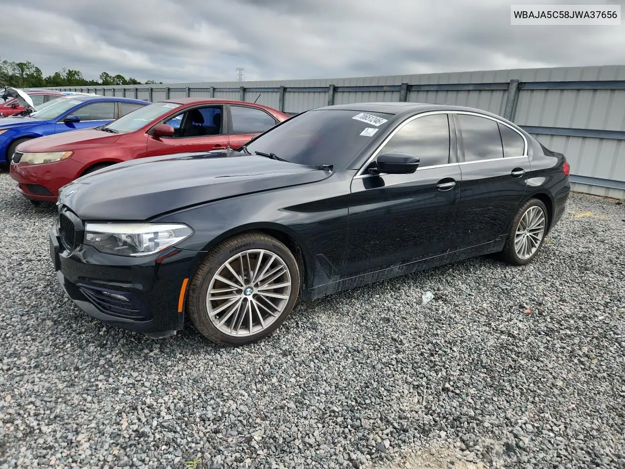 BMW 5ER 2018, VIN WBAJA5C58JWA37656