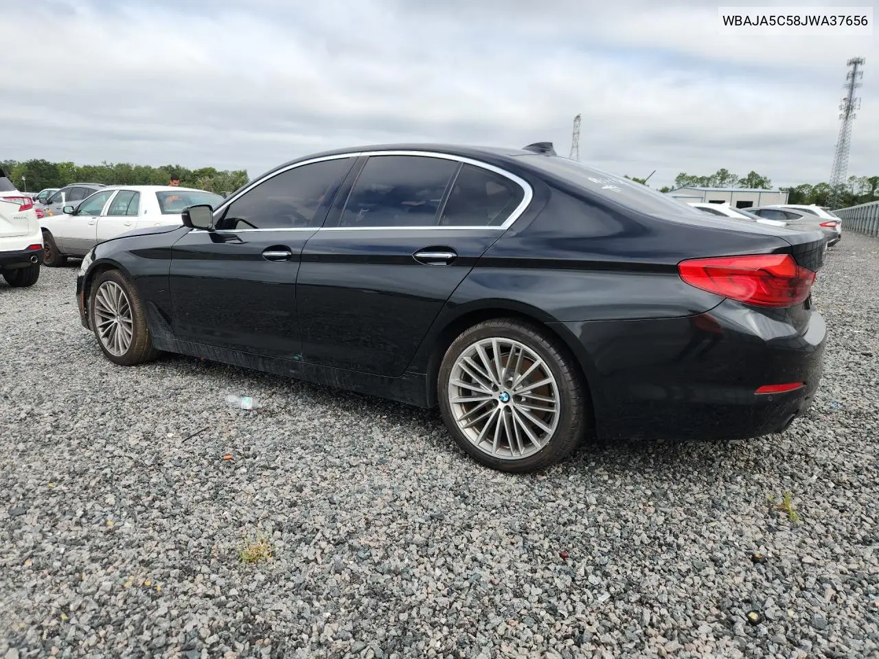 2018 BMW 5ER VIN WBAJA5C58JWA37656 — фото 2