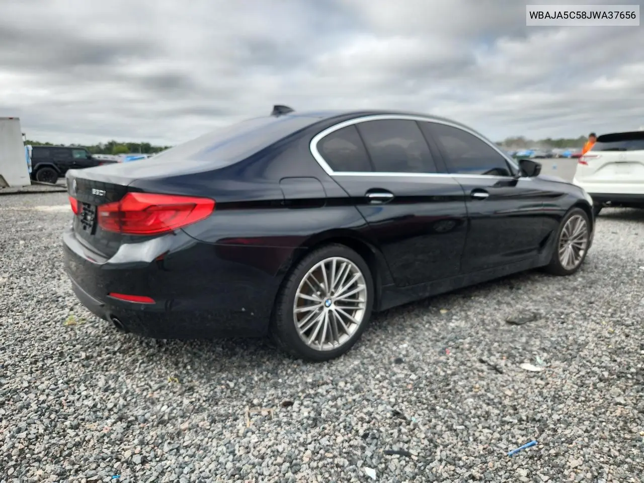 2018 BMW 5ER VIN WBAJA5C58JWA37656 — фото 3