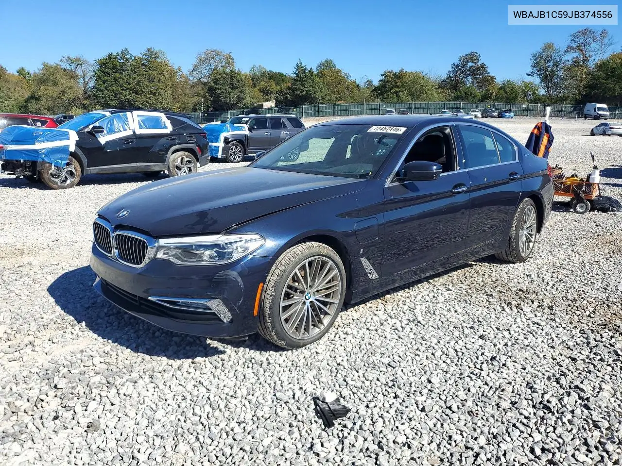 BMW 5ER 2018, VIN WBAJB1C59JB374556