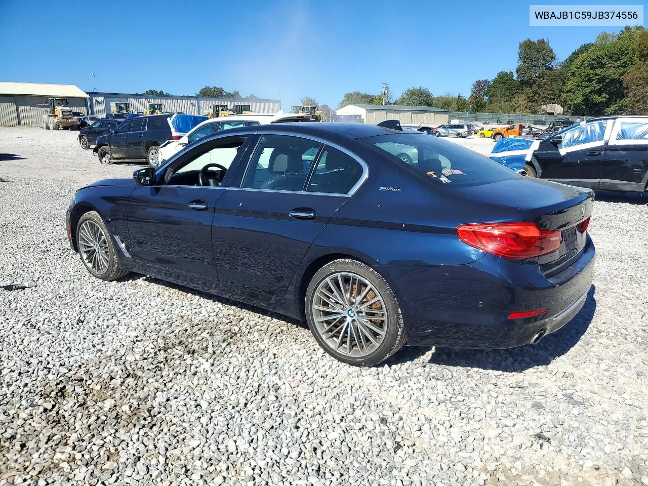 2018 BMW 5ER VIN WBAJB1C59JB374556 — фото 2
