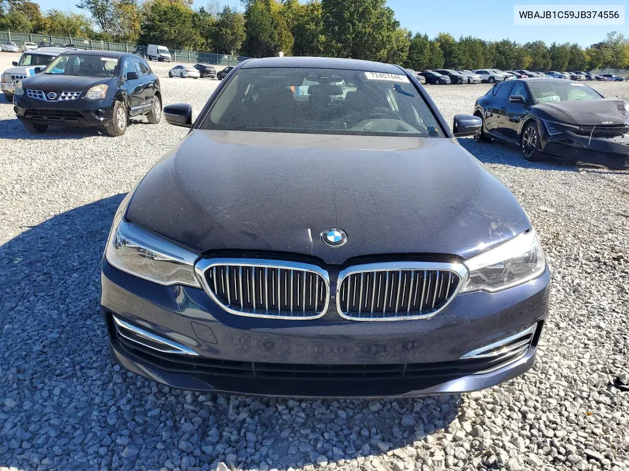 2018 BMW 5ER VIN WBAJB1C59JB374556 — фото 5