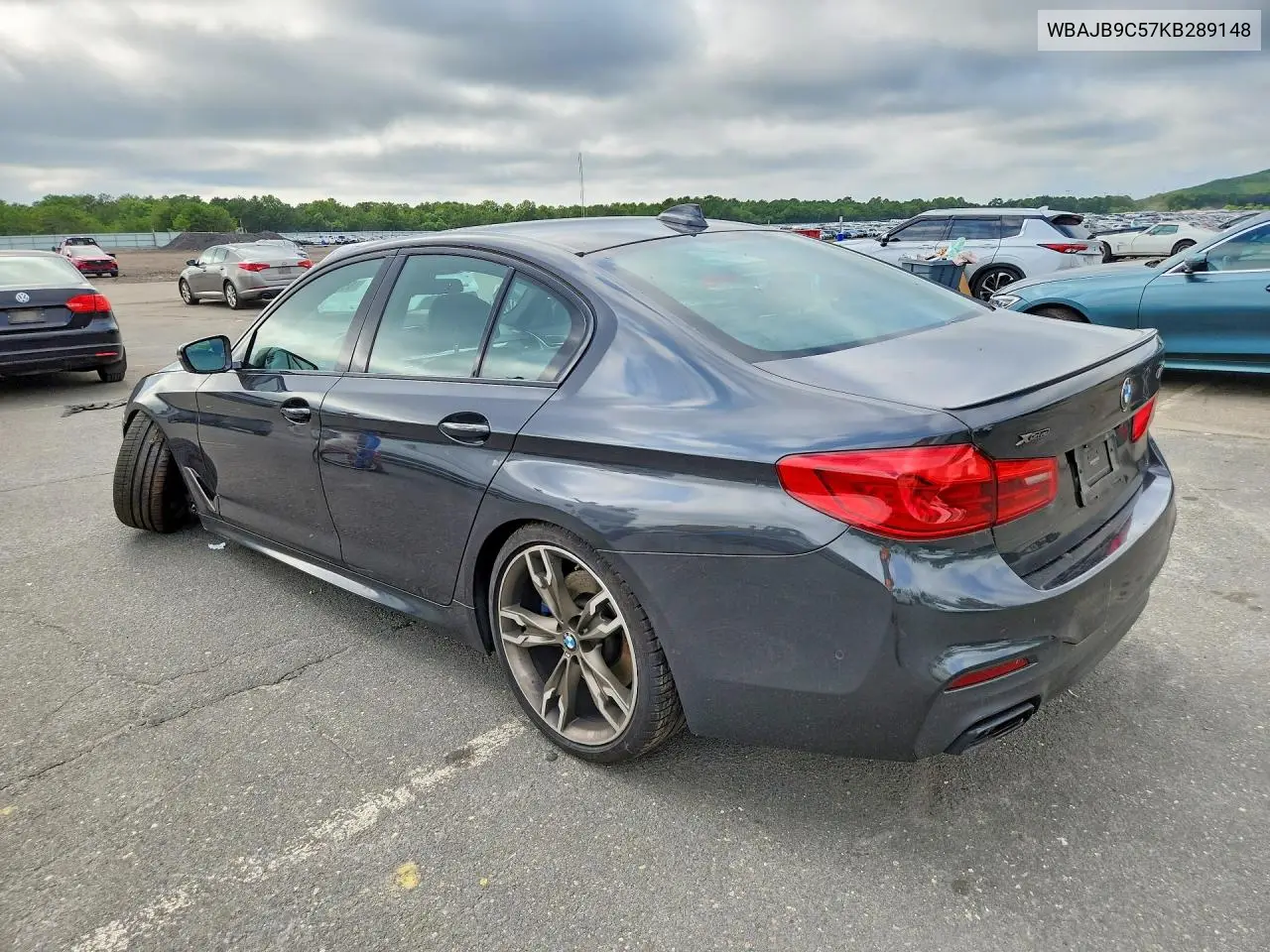 2019 BMW 5ER VIN WBAJB9C57KB289148 — фото 2