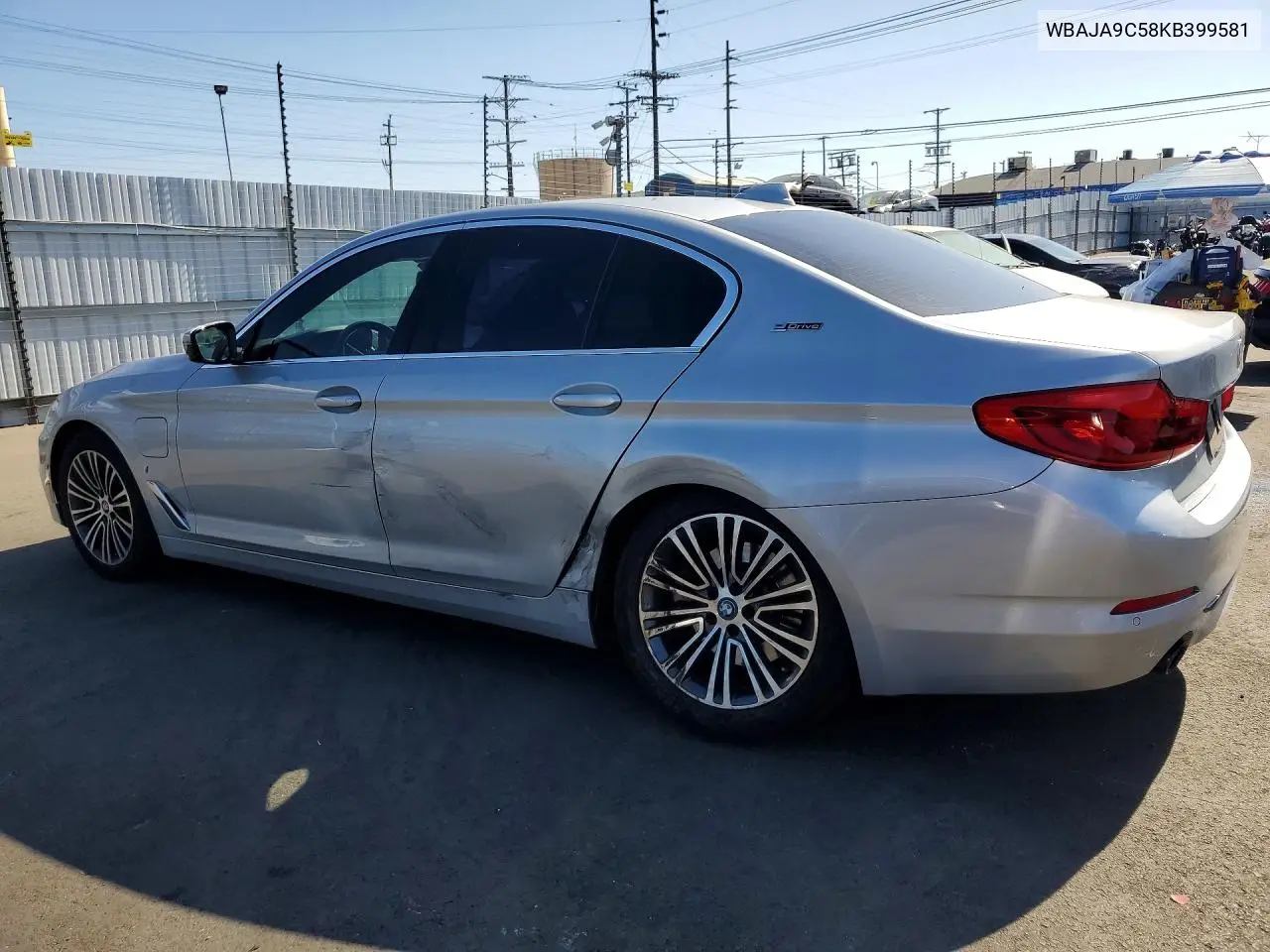 2019 BMW 5ER VIN WBAJA9C58KB399581 — фото 2