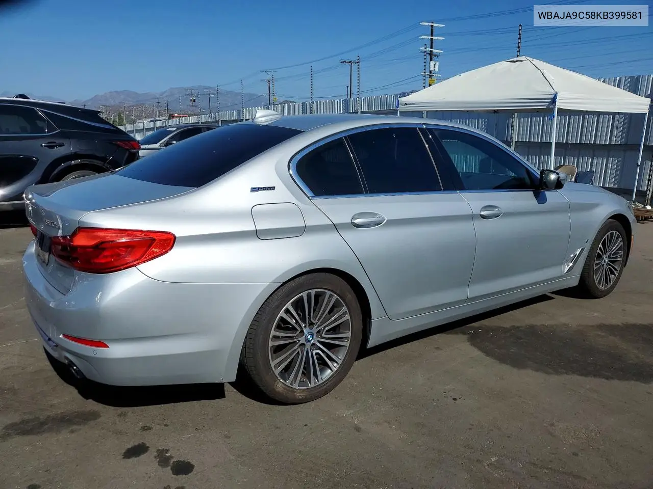 2019 BMW 5ER VIN WBAJA9C58KB399581 — фото 3