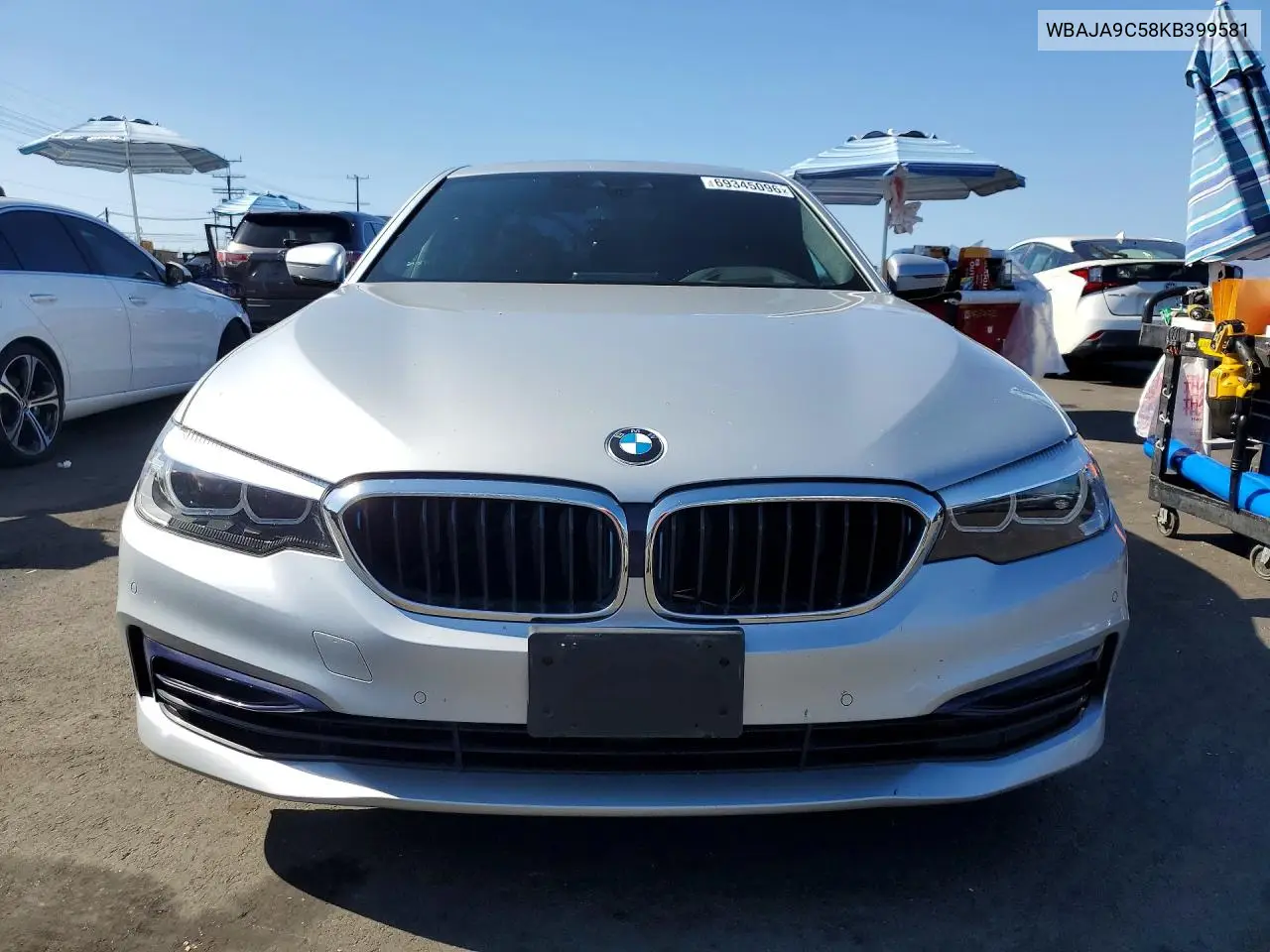 2019 BMW 5ER VIN WBAJA9C58KB399581 — фото 5