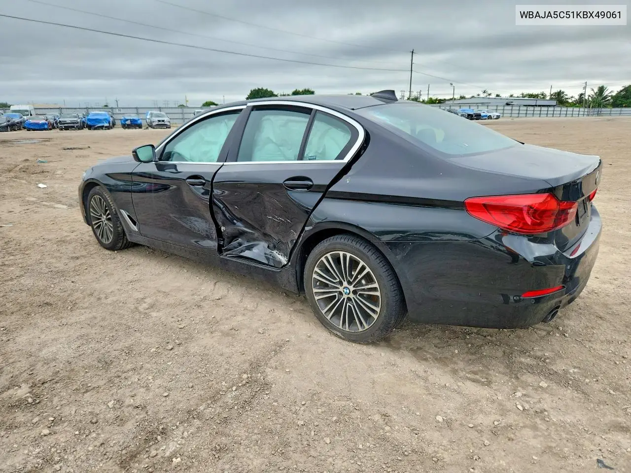 2019 BMW 5ER VIN WBAJA5C51KBX49061 — фото 2