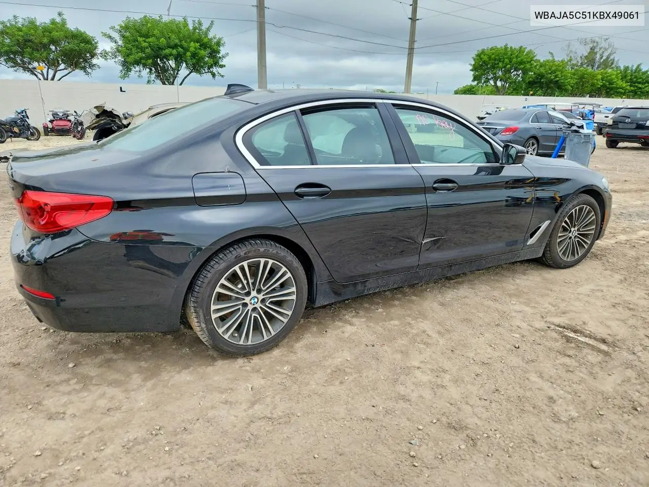 2019 BMW 5ER VIN WBAJA5C51KBX49061 — фото 3