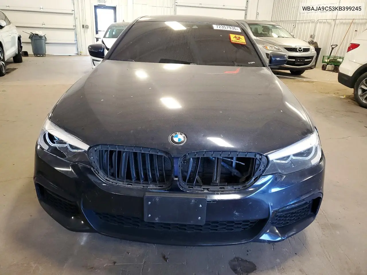 2019 BMW 5ER VIN WBAJA9C53KB399245 — фото 5