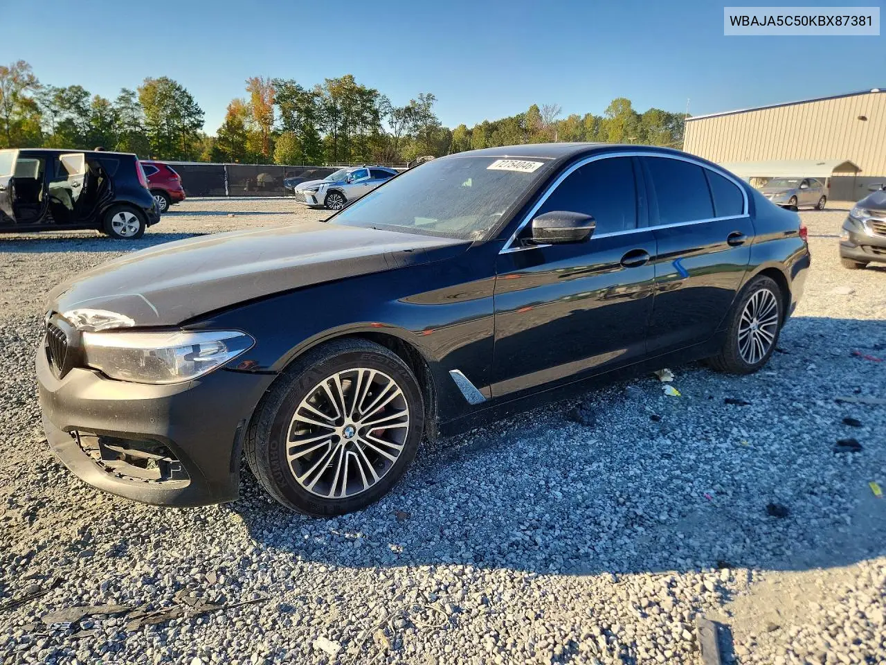 BMW 5ER 2019, VIN WBAJA5C50KBX87381