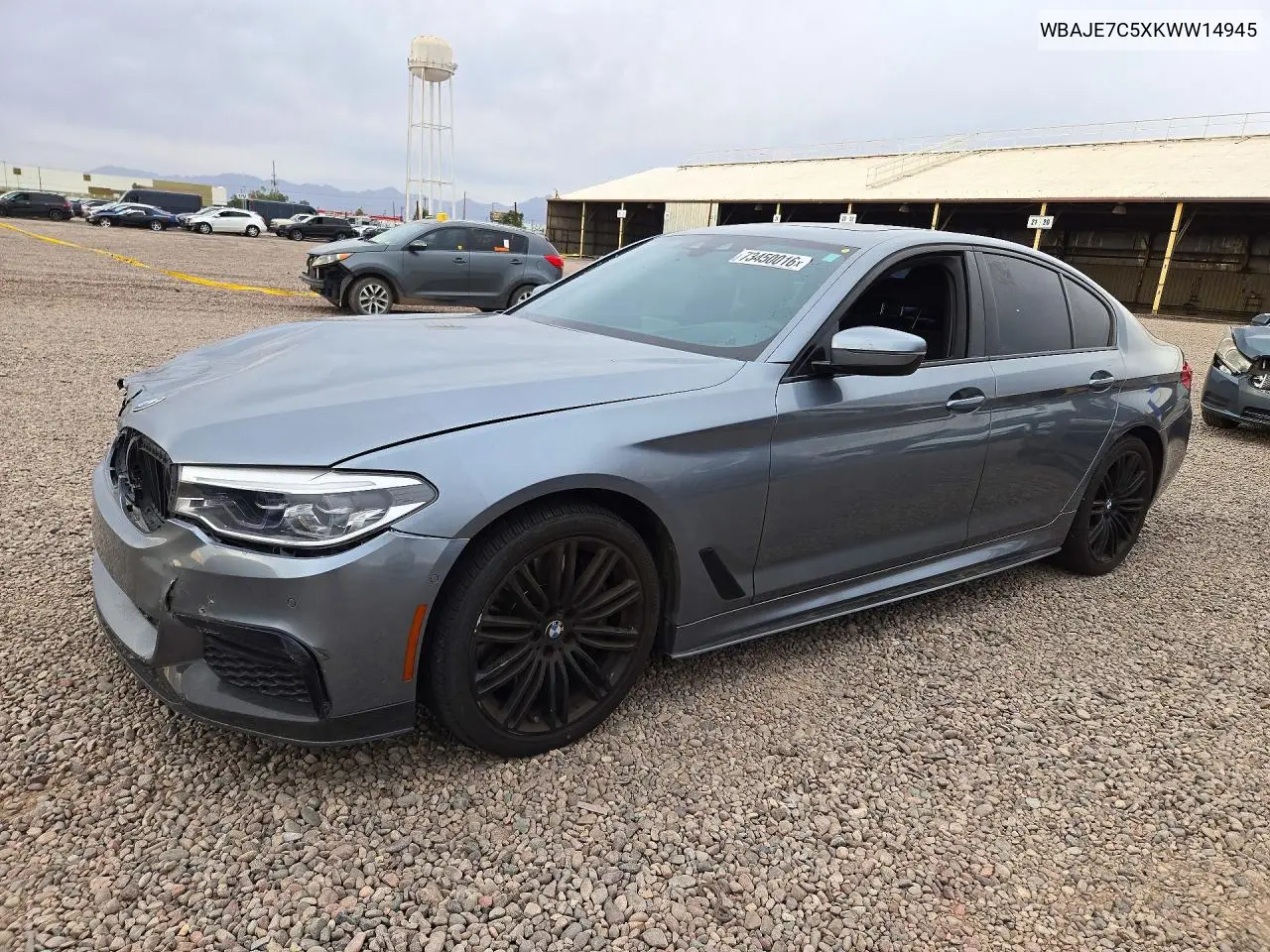 BMW 5ER 2019, VIN WBAJE7C5XKWW14945