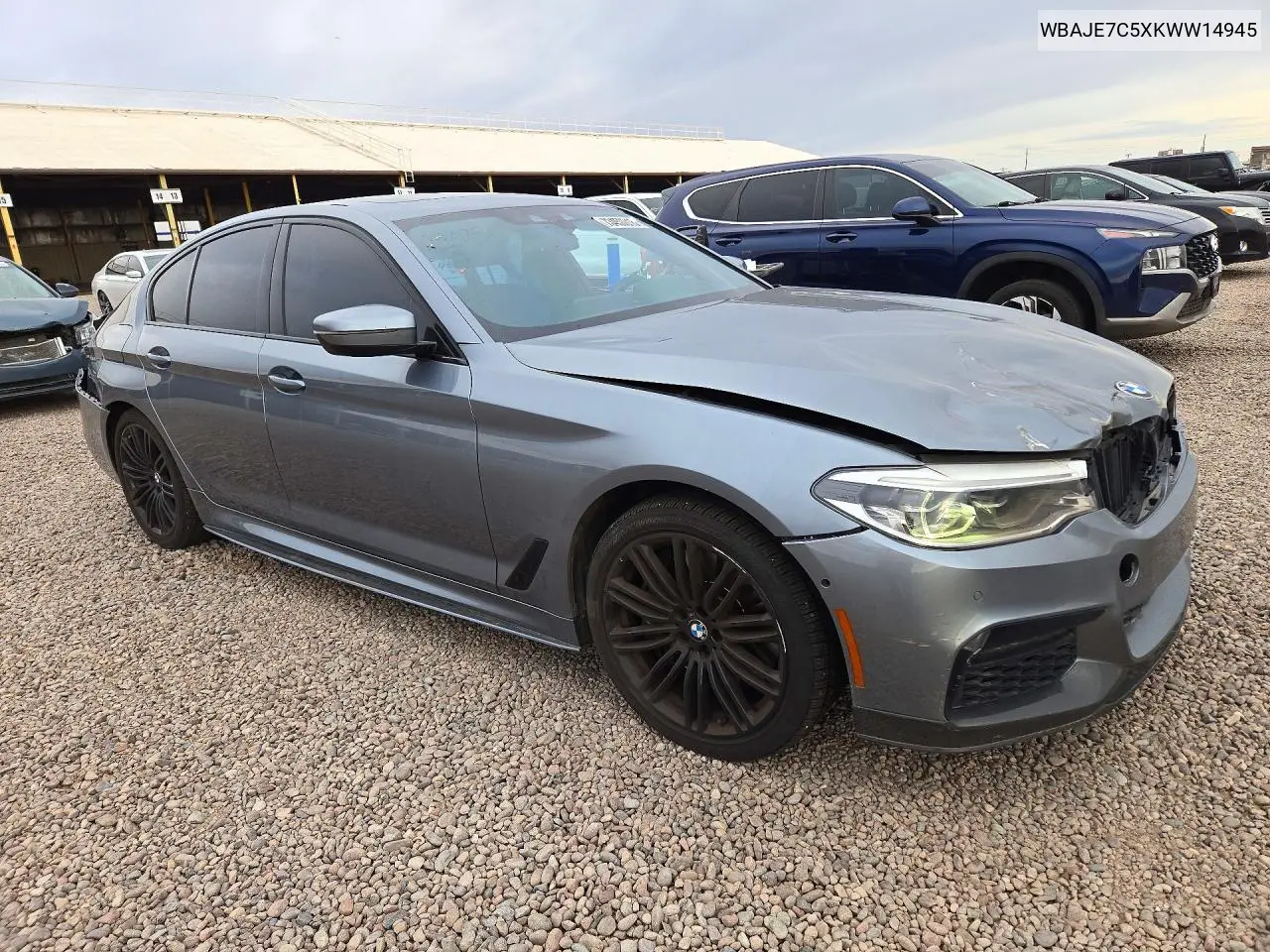 2019 BMW 5ER VIN WBAJE7C5XKWW14945 — фото 4