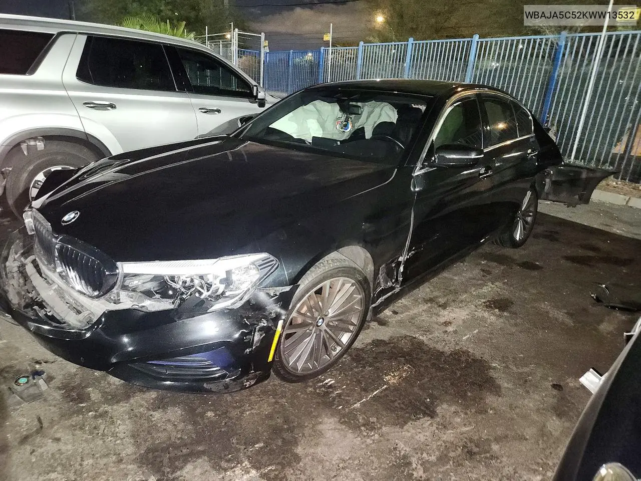 BMW 5ER 2019, VIN WBAJA5C52KWW13532