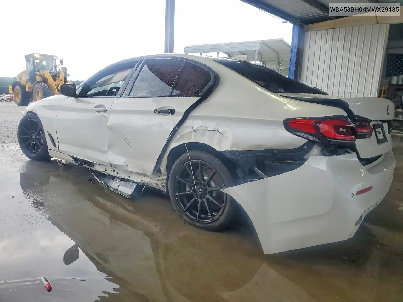 2021 BMW 5ER VIN WBA53BH04MWX29485 — фото 2