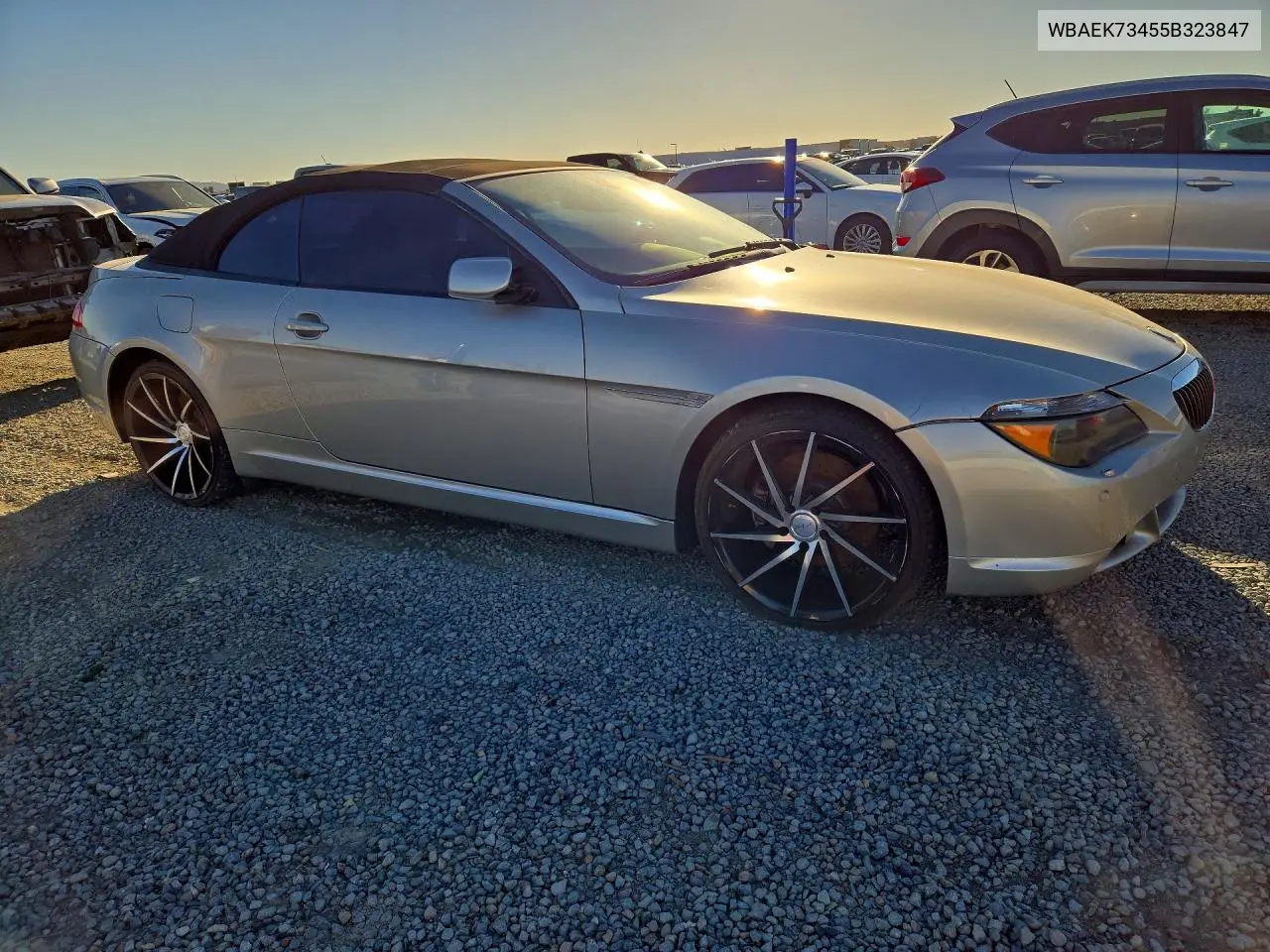 2005 BMW 6ER VIN WBAEK73455B323847 — фото 4