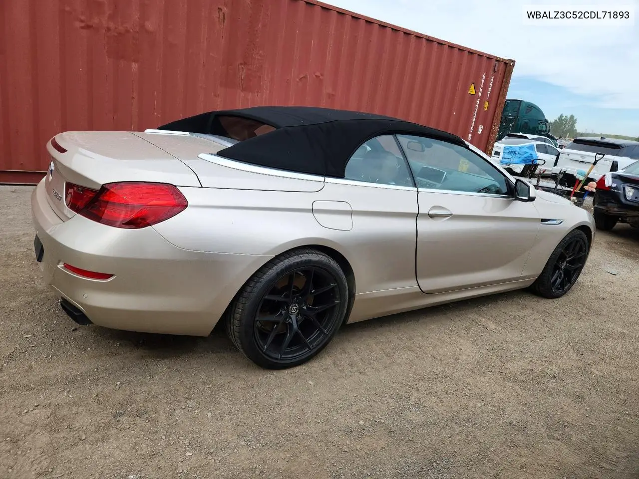 2012 BMW 6ER VIN WBALZ3C52CDL71893 — фото 3