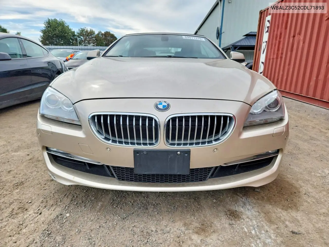2012 BMW 6ER VIN WBALZ3C52CDL71893 — фото 5