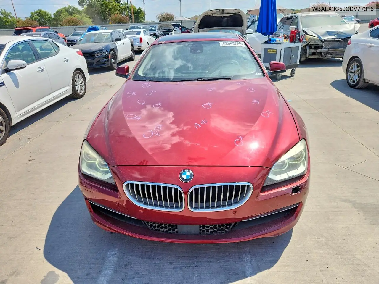 2012 BMW 6ER VIN WBALX3C50CDV77316 — фото 5