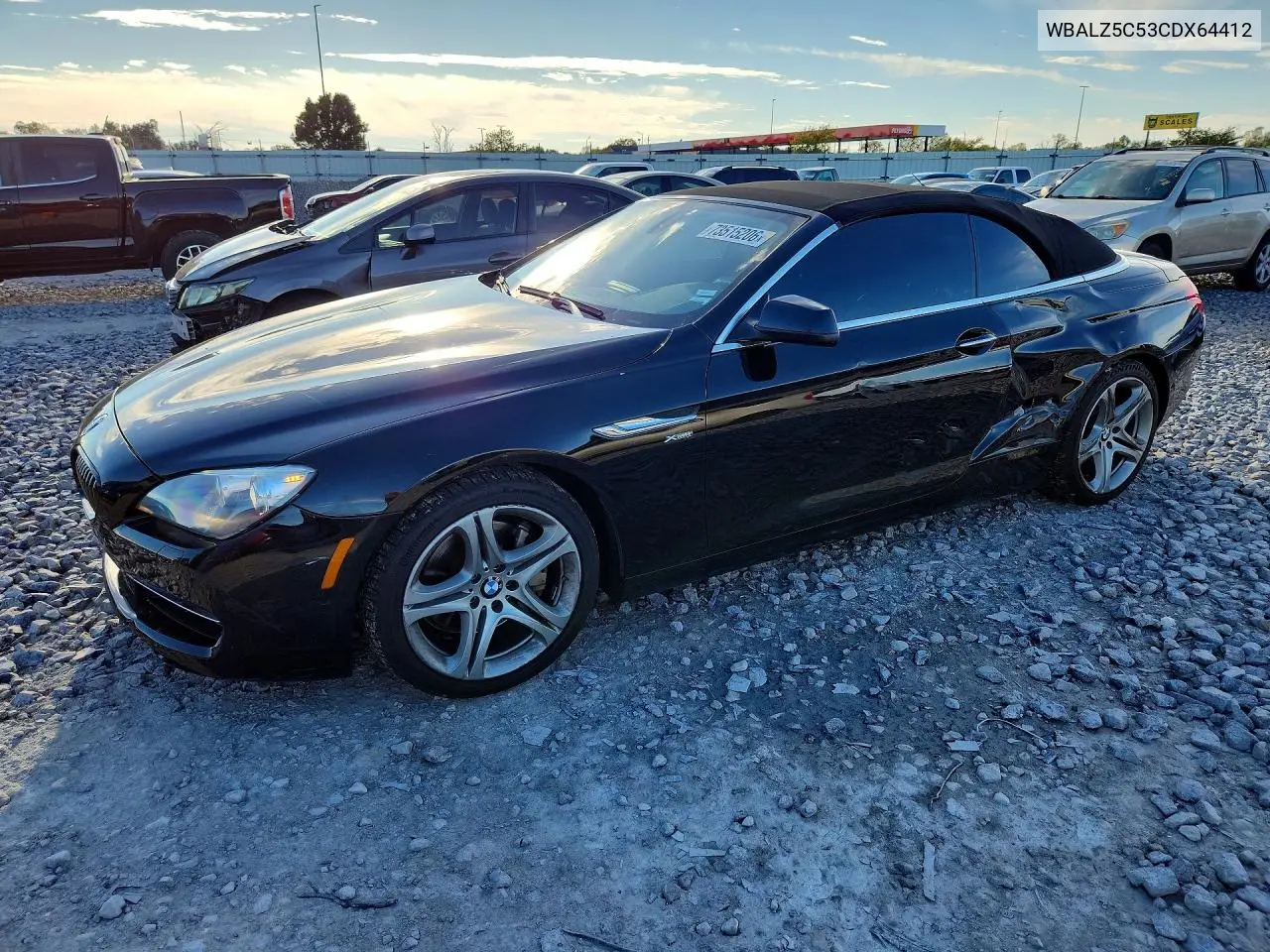BMW 6ER 2012, VIN WBALZ5C53CDX64412