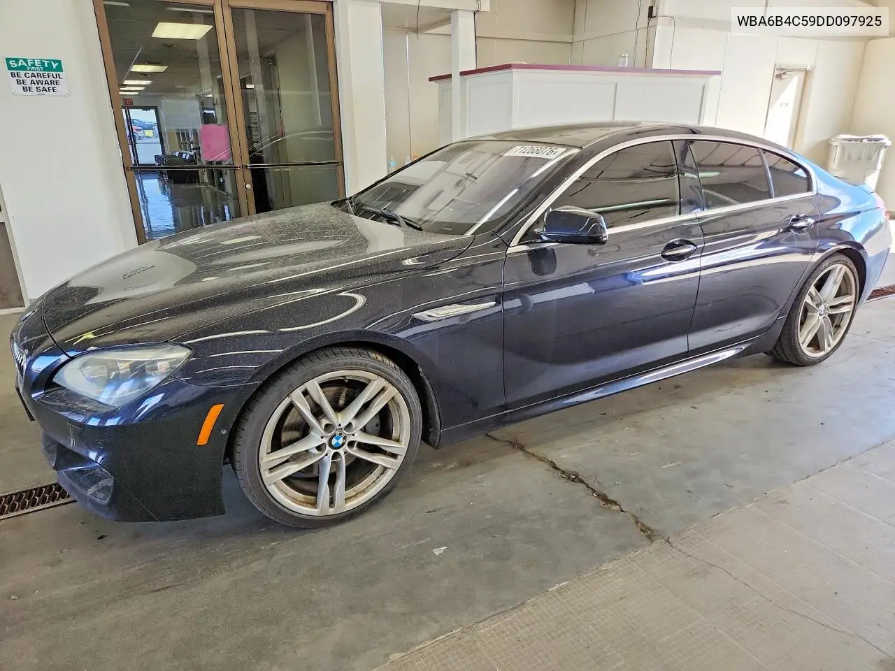 BMW 6ER 2013, VIN WBA6B4C59DD097925