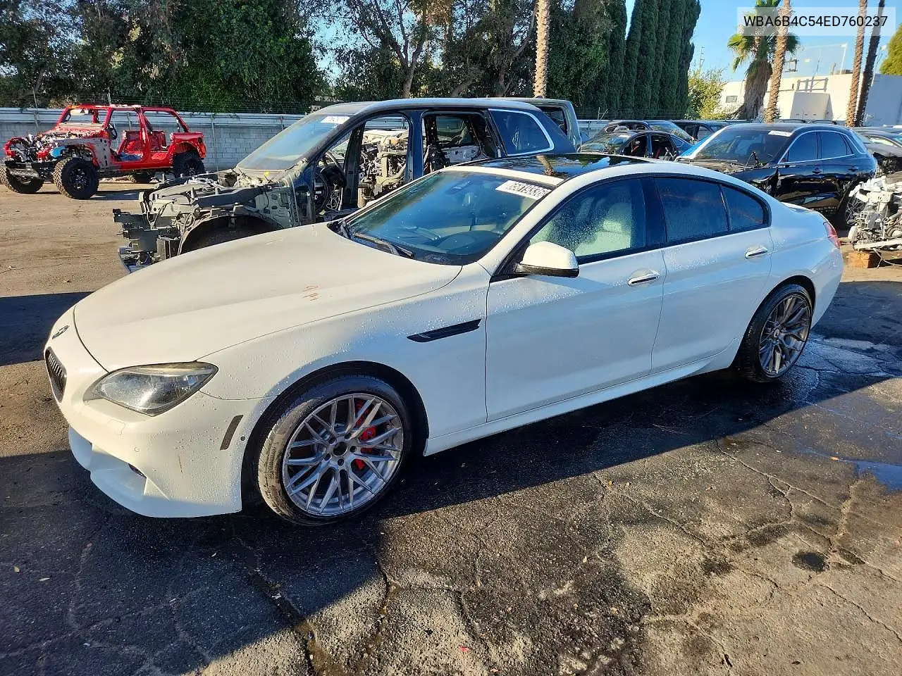 BMW 6ER 2014, VIN WBA6B4C54ED760237