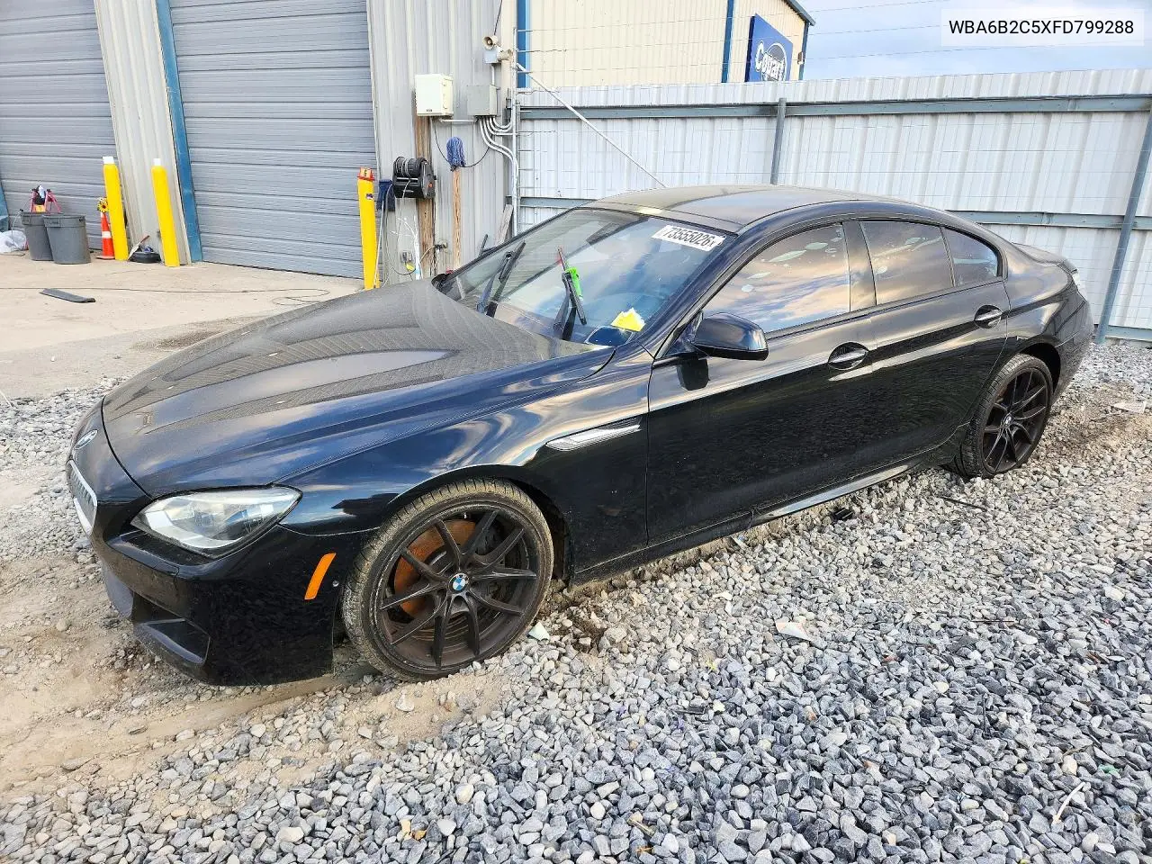 2015 BMW 6ER VIN WBA6B2C5XFD799288 — фото 2