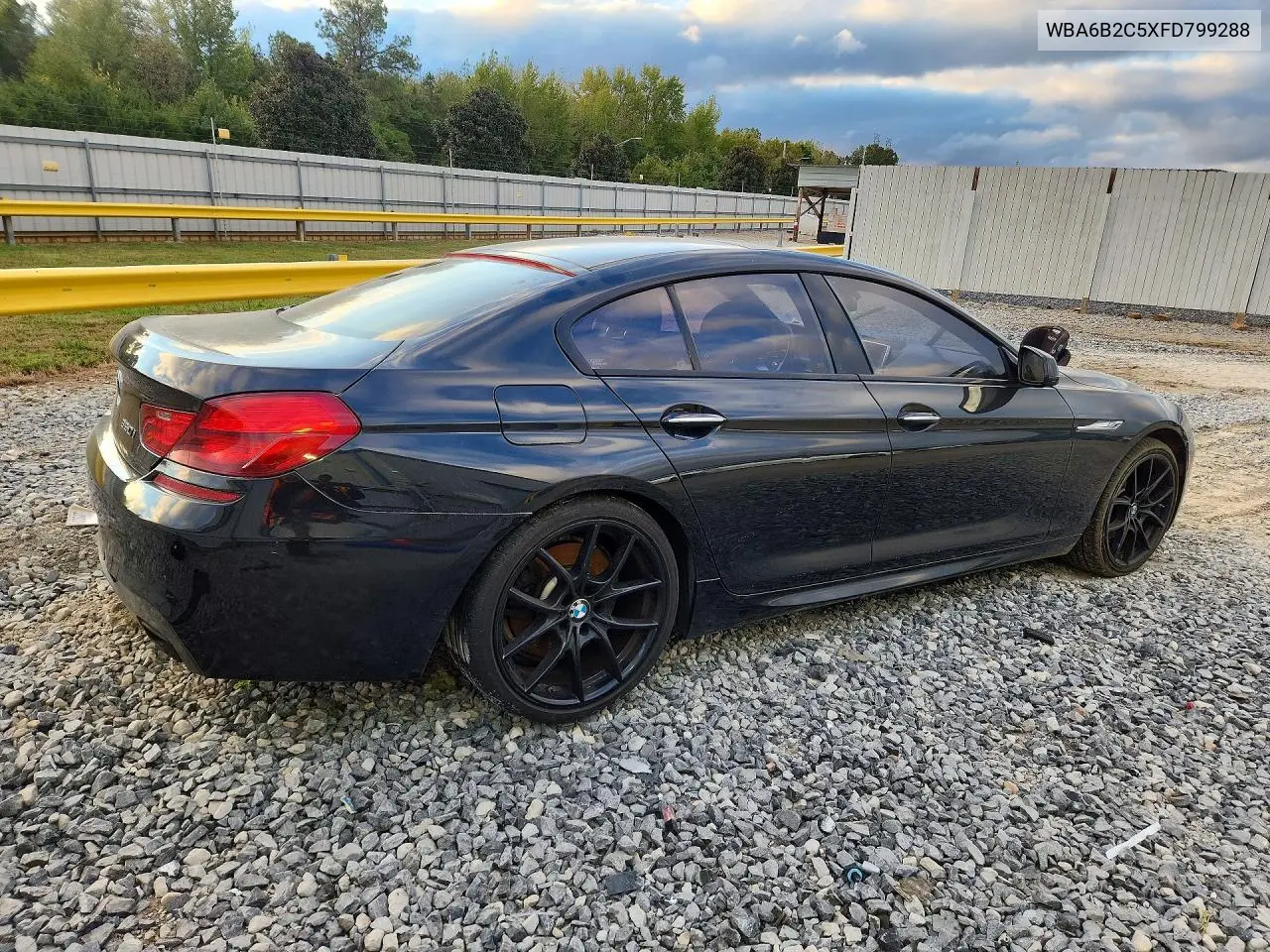 2015 BMW 6ER VIN WBA6B2C5XFD799288 — фото 3