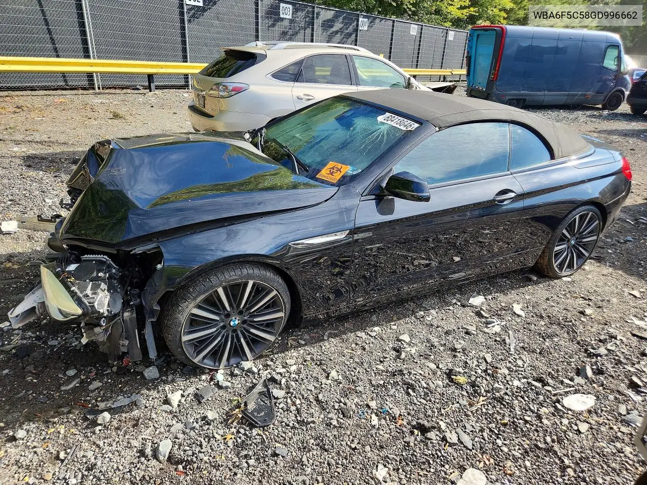 BMW 6ER 2016, VIN WBA6F5C58GD996662
