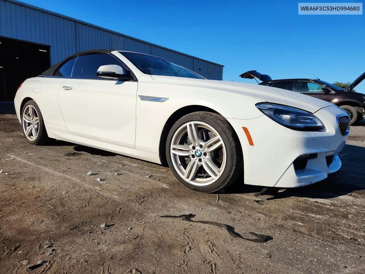 2017 BMW 6ER VIN WBA6F3C53HD994680 — фото 4