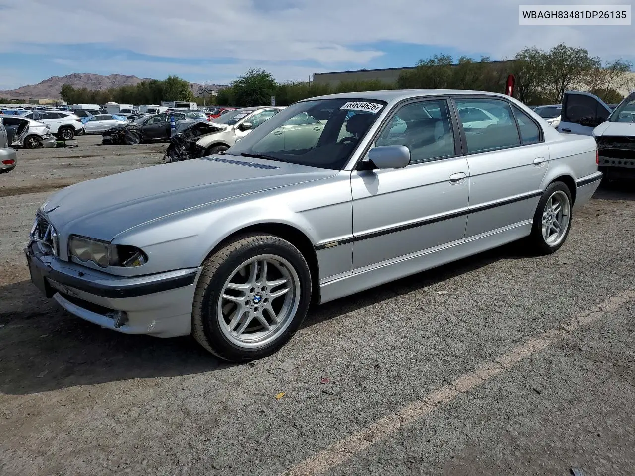 BMW 7ER 2001, VIN WBAGH83481DP26135