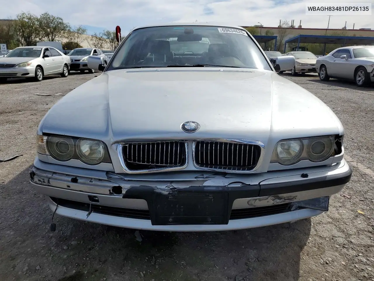 2001 BMW 7ER VIN WBAGH83481DP26135 — фото 5