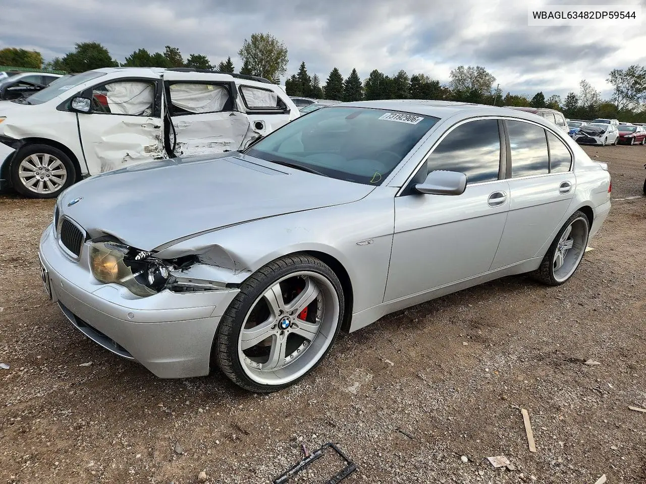 BMW 7ER 2002, VIN WBAGL63482DP59544