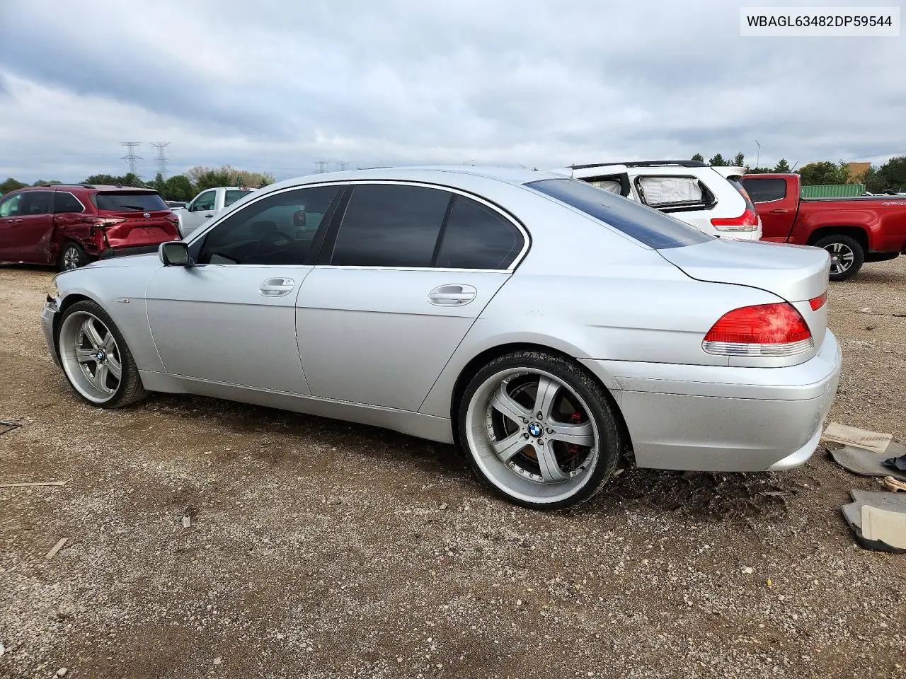 2002 BMW 7ER VIN WBAGL63482DP59544 — фото 2