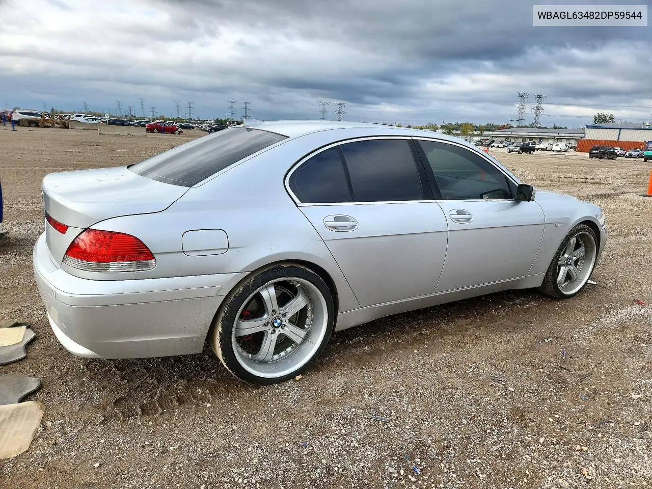 2002 BMW 7ER VIN WBAGL63482DP59544 — фото 3