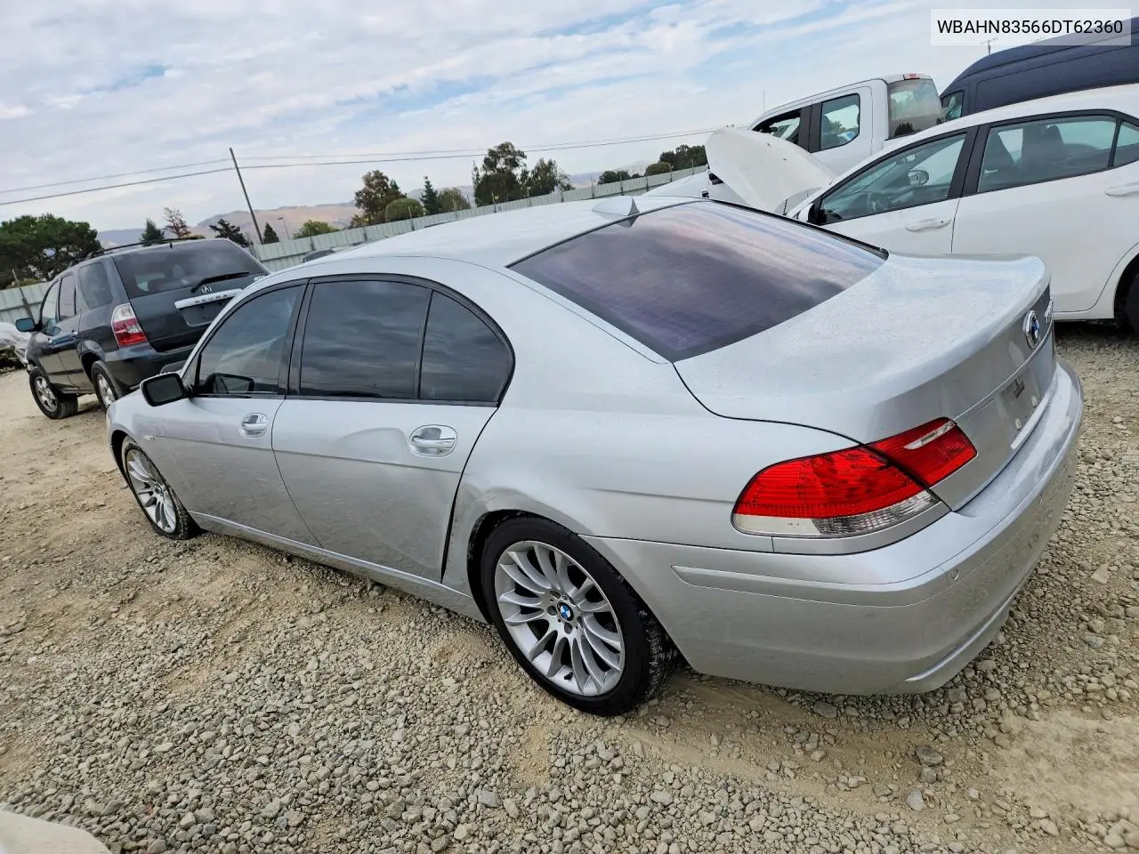 2006 BMW 7ER VIN WBAHN83566DT62360 — фото 2