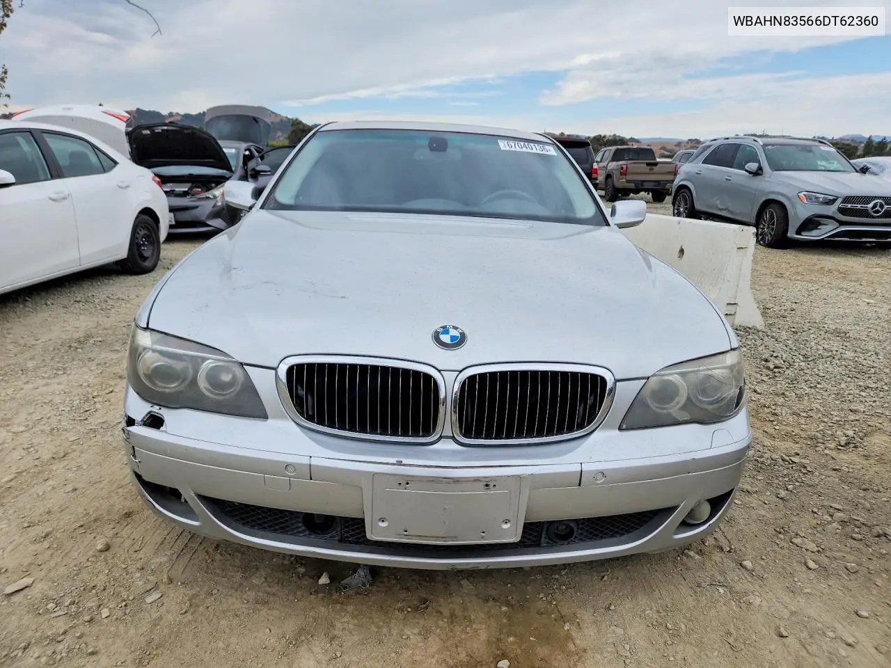 2006 BMW 7ER VIN WBAHN83566DT62360 — фото 5