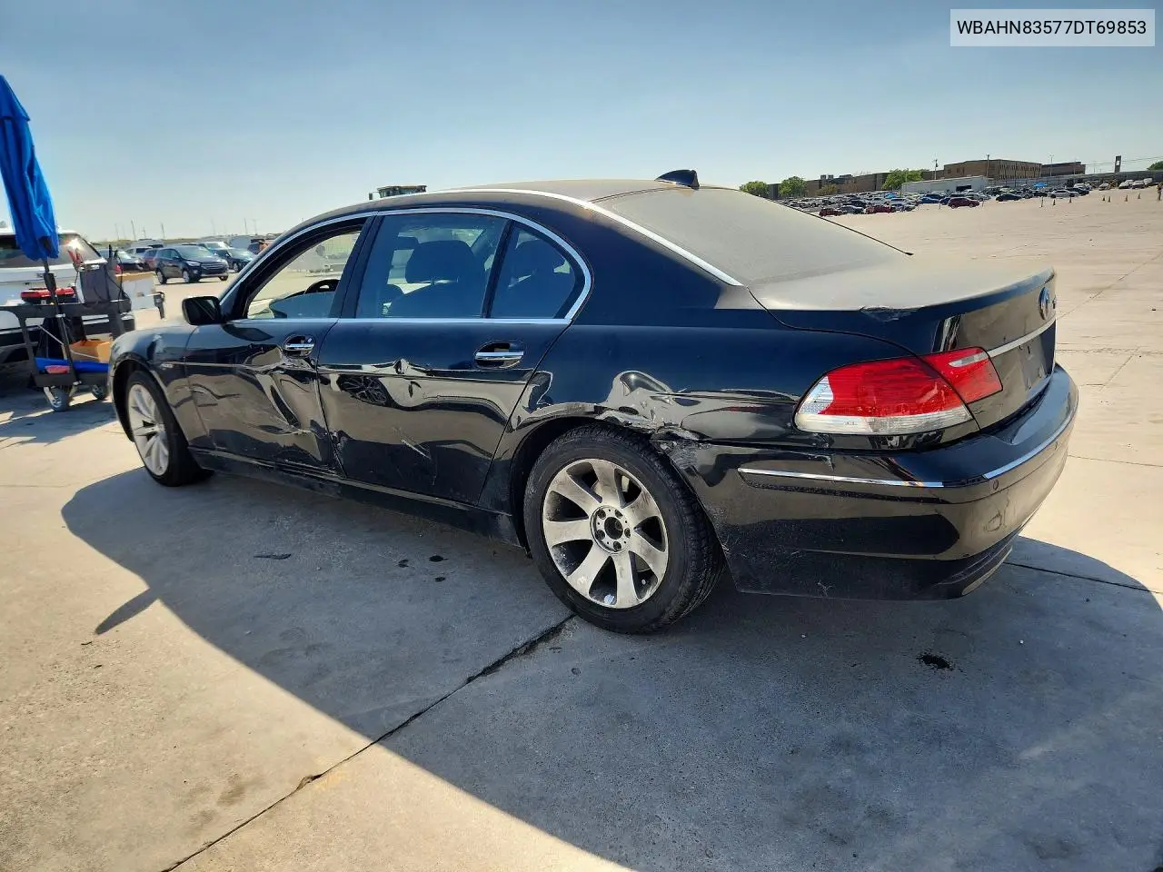 2007 BMW 7ER VIN WBAHN83577DT69853 — фото 2
