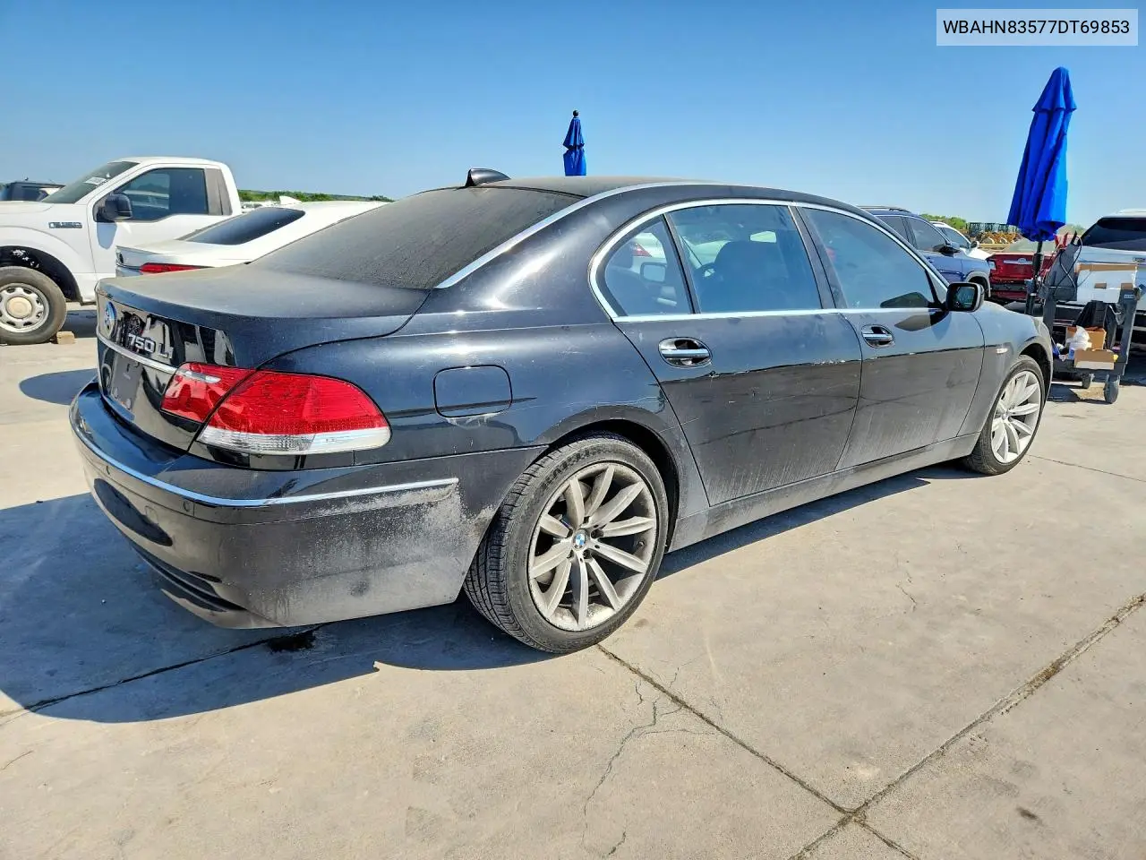 2007 BMW 7ER VIN WBAHN83577DT69853 — фото 3