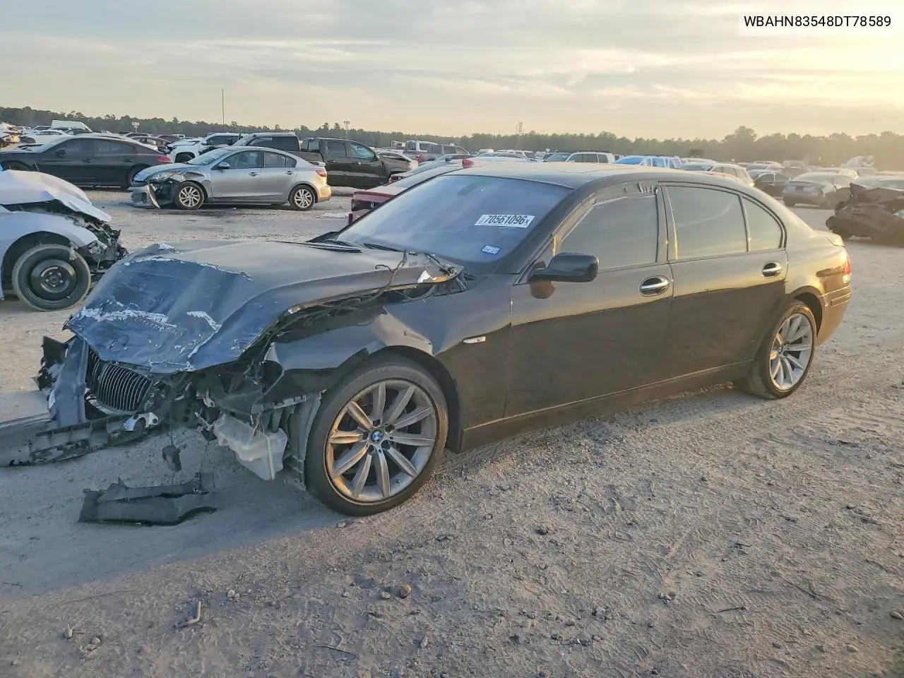 BMW 7ER 2008, VIN WBAHN83548DT78589