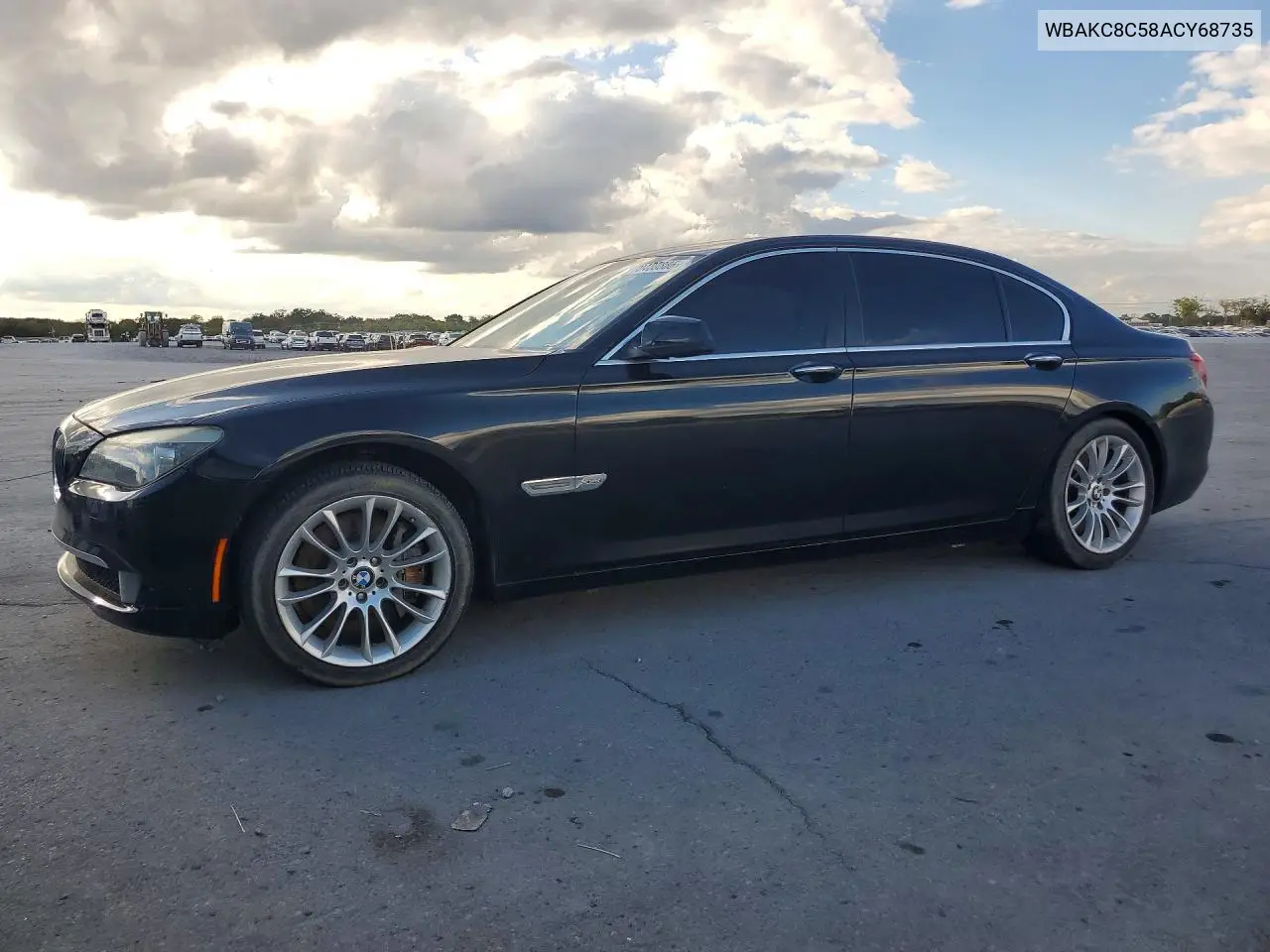 BMW 7ER 2010, VIN WBAKC8C58ACY68735