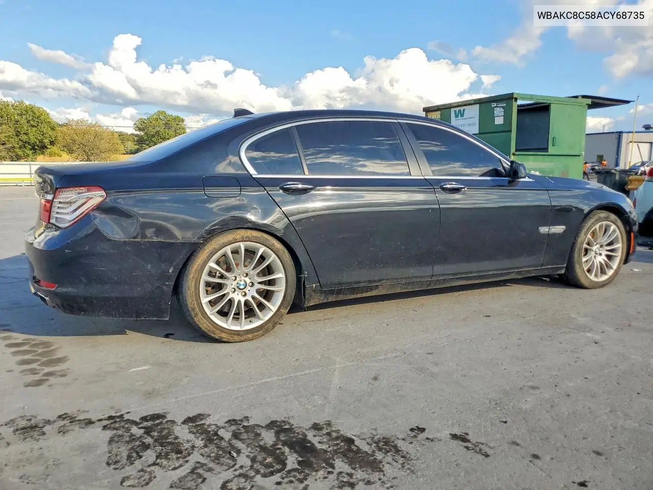 2010 BMW 7ER VIN WBAKC8C58ACY68735 — фото 3