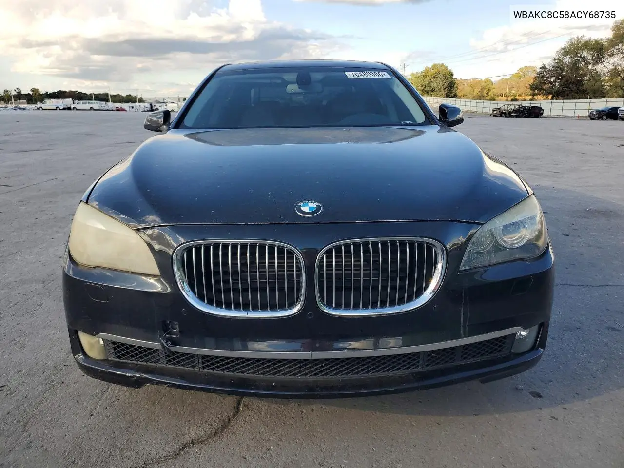 2010 BMW 7ER VIN WBAKC8C58ACY68735 — фото 5
