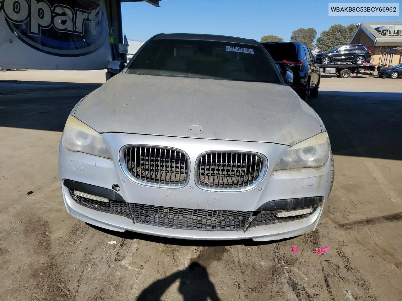 2011 BMW 7ER VIN WBAKB8C53BCY66962 — фото 5