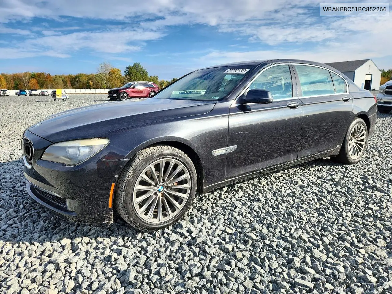 BMW 7ER 2011, VIN WBAKB8C51BC852266