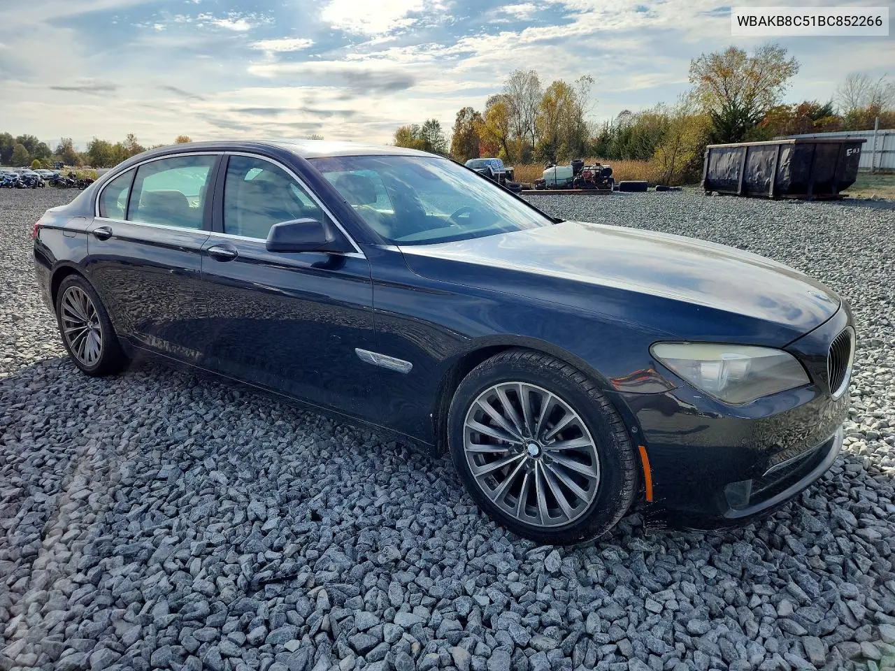 2011 BMW 7ER VIN WBAKB8C51BC852266 — фото 4