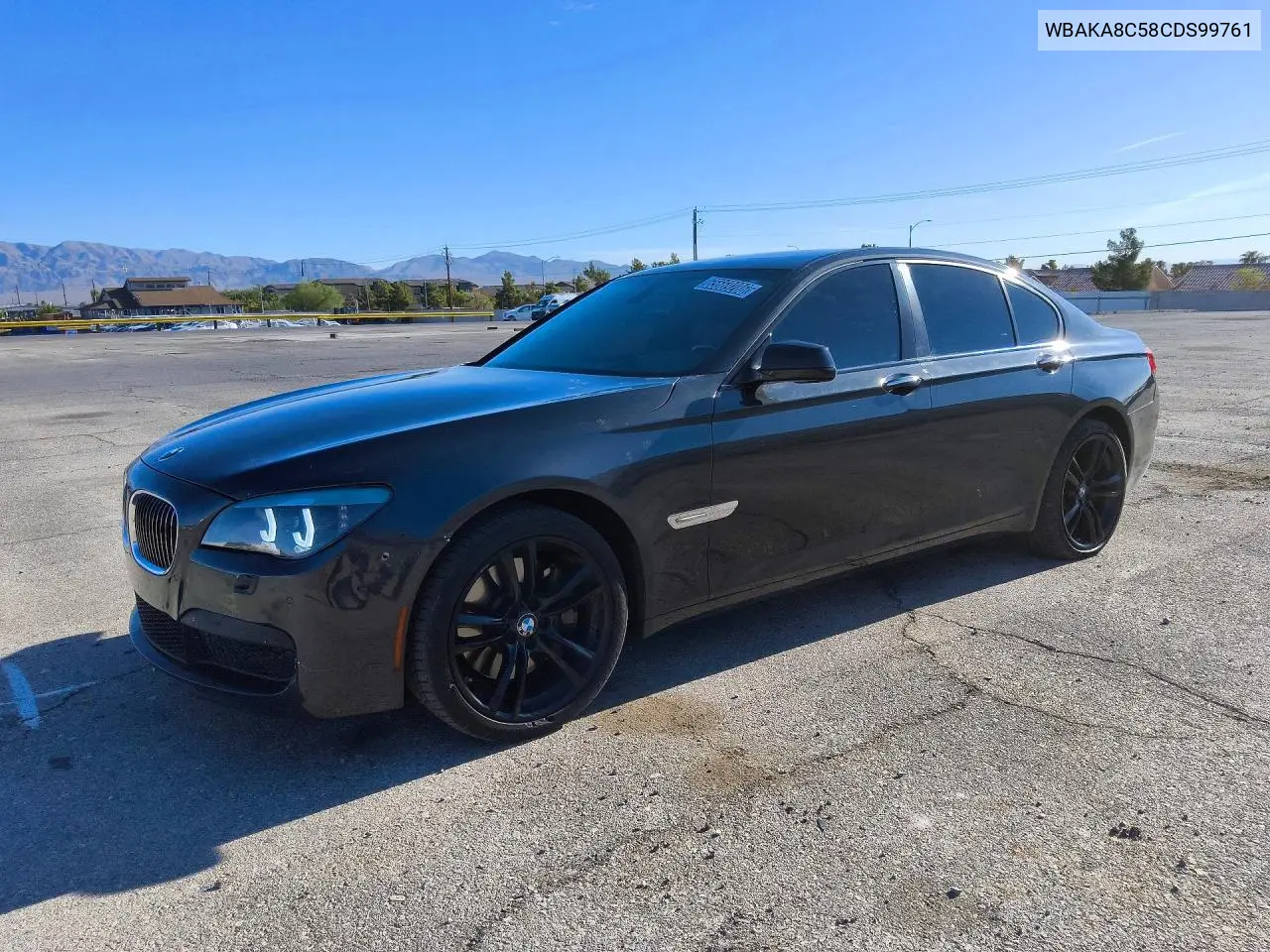 BMW 7ER 2012, VIN WBAKA8C58CDS99761