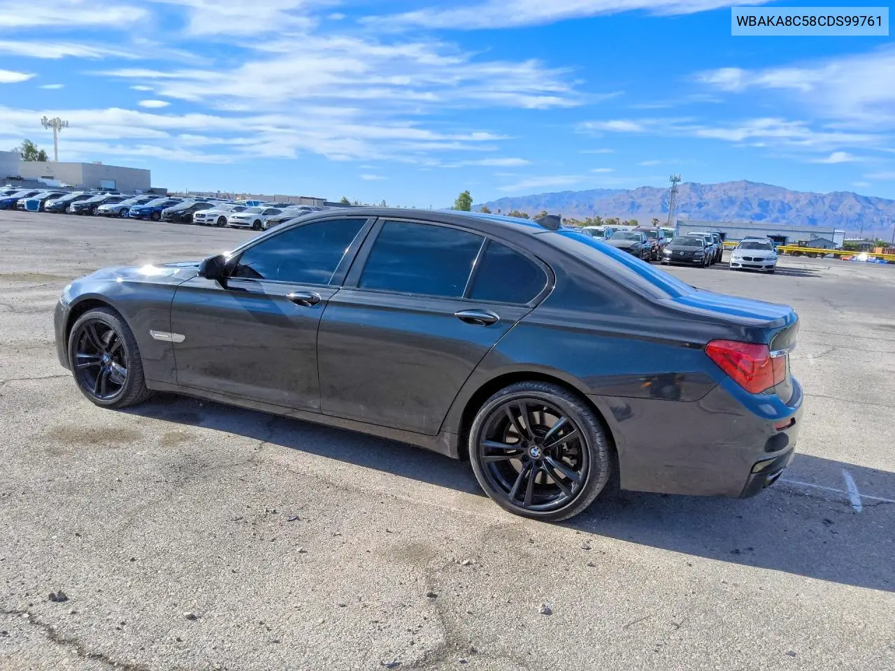 2012 BMW 7ER VIN WBAKA8C58CDS99761 — фото 2