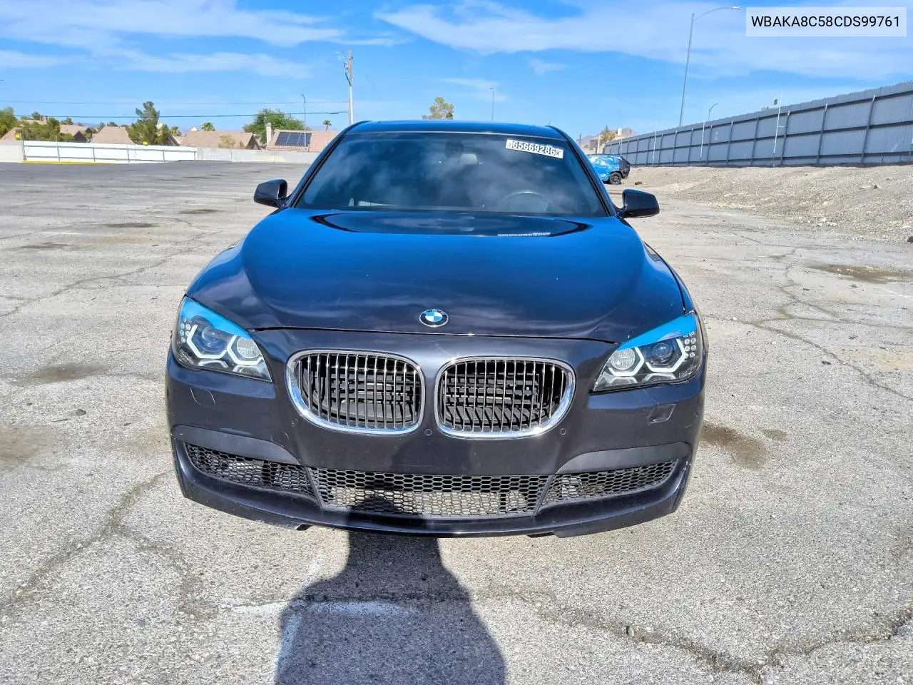 2012 BMW 7ER VIN WBAKA8C58CDS99761 — фото 5
